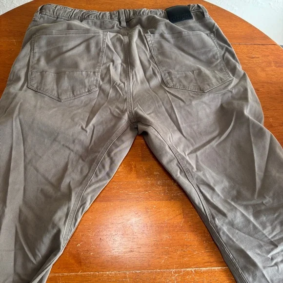 DUER No Sweat Slim Joggers - Khaki - Picture 3 of 7